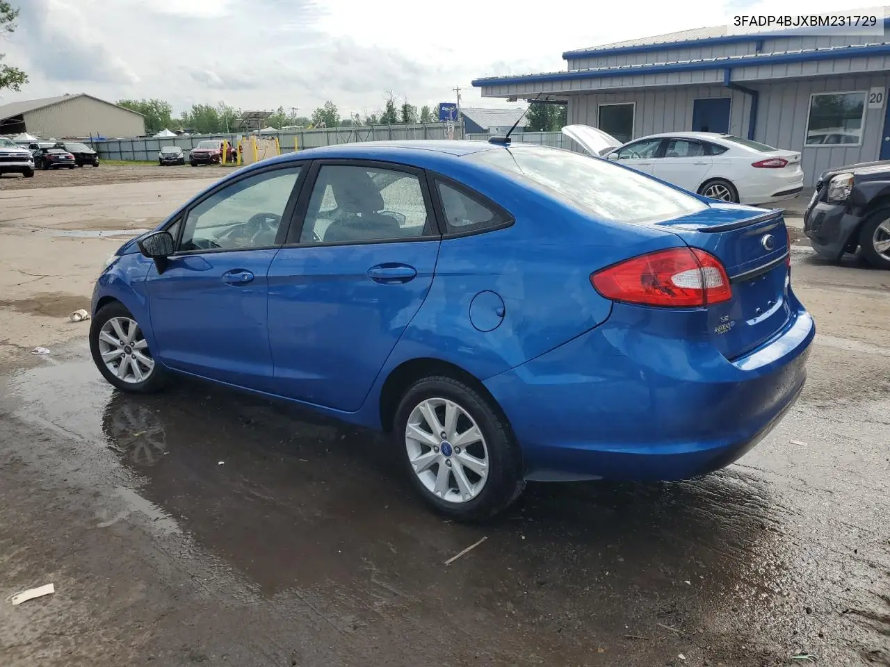 2011 Ford Fiesta Se VIN: 3FADP4BJXBM231729 Lot: 63080845