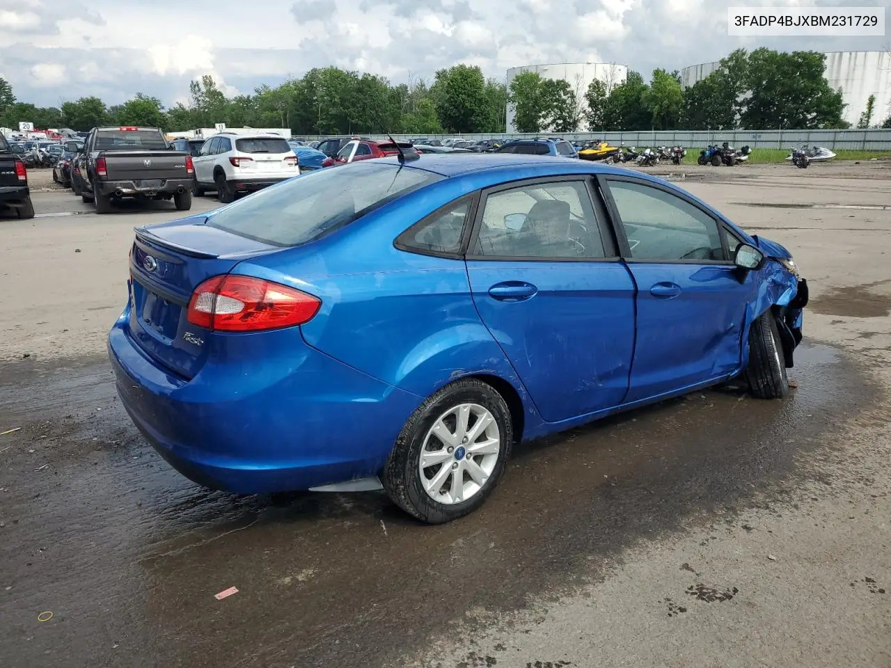 2011 Ford Fiesta Se VIN: 3FADP4BJXBM231729 Lot: 63080845