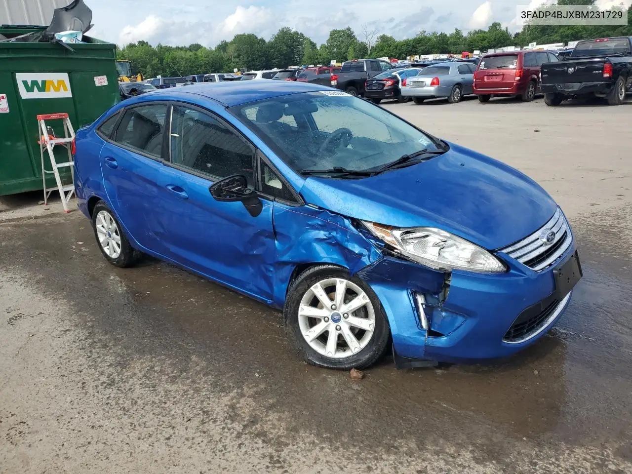 2011 Ford Fiesta Se VIN: 3FADP4BJXBM231729 Lot: 63080845