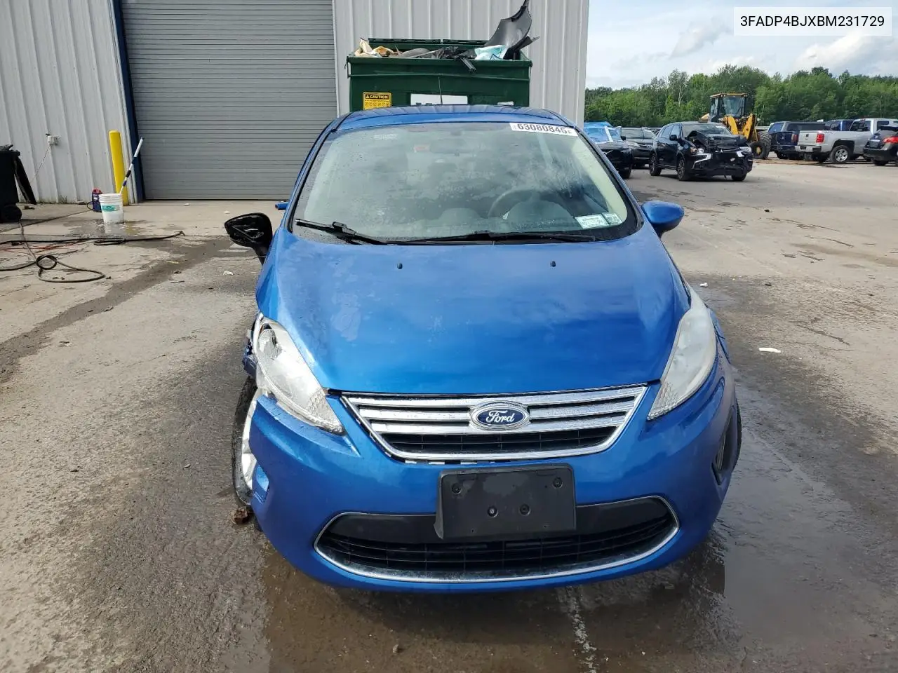 2011 Ford Fiesta Se VIN: 3FADP4BJXBM231729 Lot: 63080845