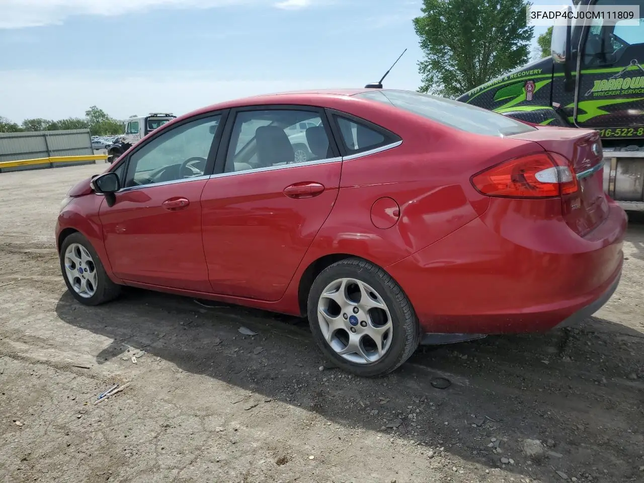 2012 Ford Fiesta Sel VIN: 3FADP4CJ0CM111809 Lot: 53982225