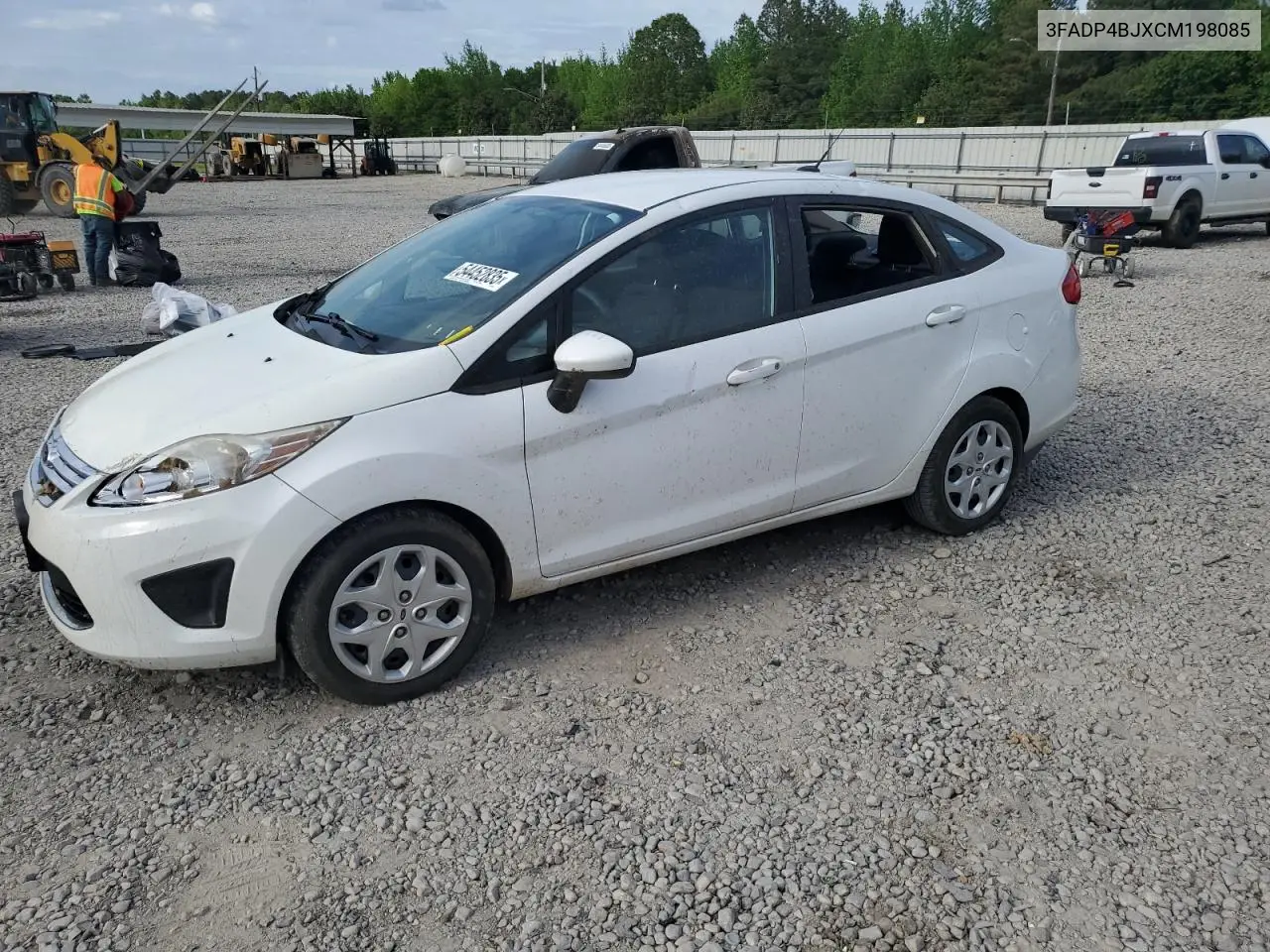 2012 Ford Fiesta Se VIN: 3FADP4BJXCM198085 Lot: 54452835