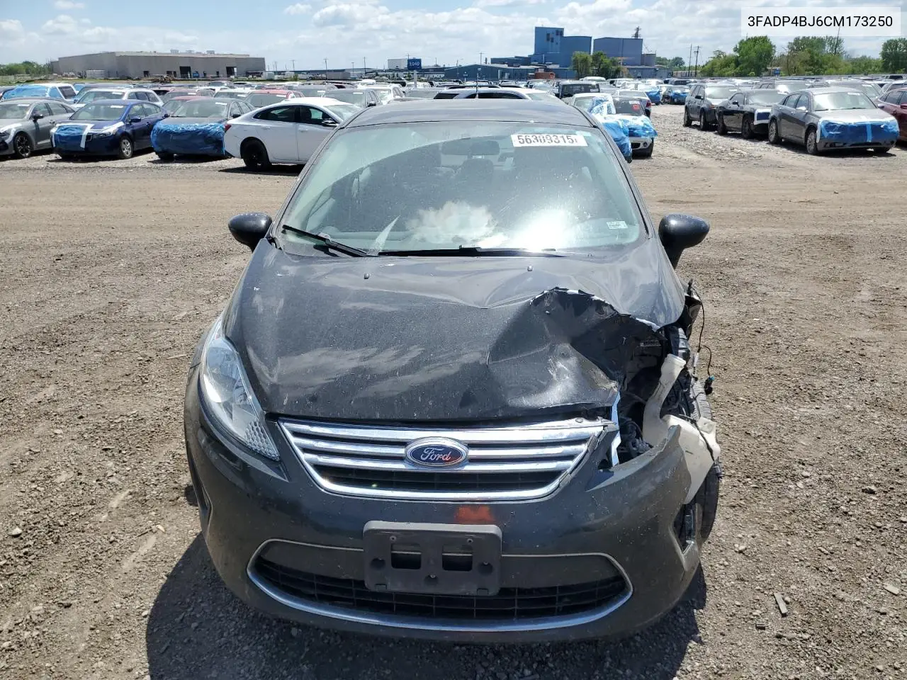 2012 Ford Fiesta Se VIN: 3FADP4BJ6CM173250 Lot: 56309315