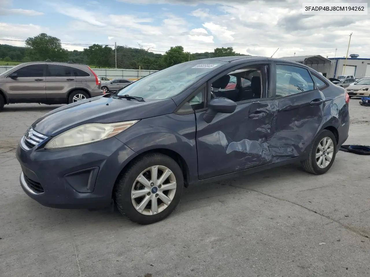 2012 Ford Fiesta Se VIN: 3FADP4BJ8CM194262 Lot: 56685845