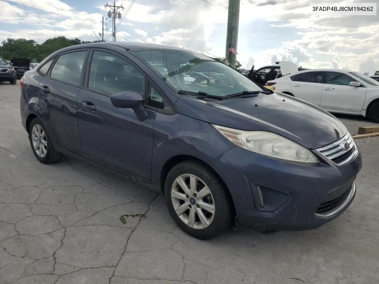 2012 Ford Fiesta Se VIN: 3FADP4BJ8CM194262 Lot: 56685845