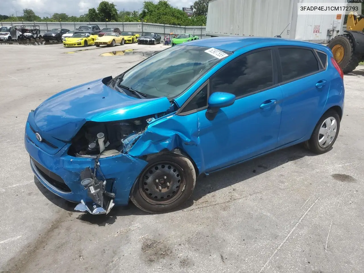 2012 Ford Fiesta Se VIN: 3FADP4EJ1CM172793 Lot: 62907555