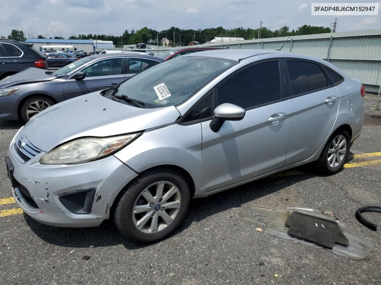 2012 Ford Fiesta Se VIN: 3FADP4BJ6CM152947 Lot: 62926075