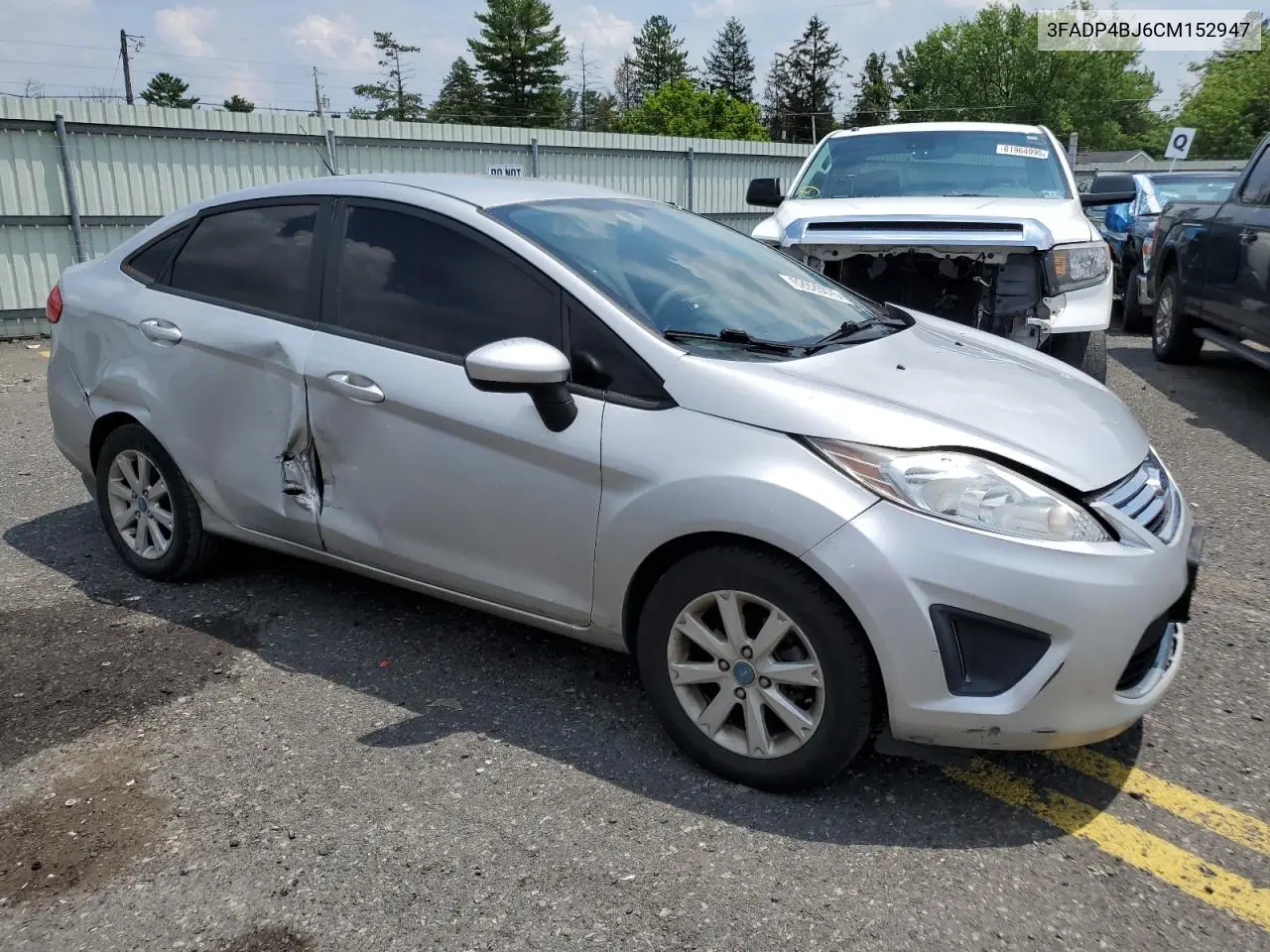 2012 Ford Fiesta Se VIN: 3FADP4BJ6CM152947 Lot: 62926075