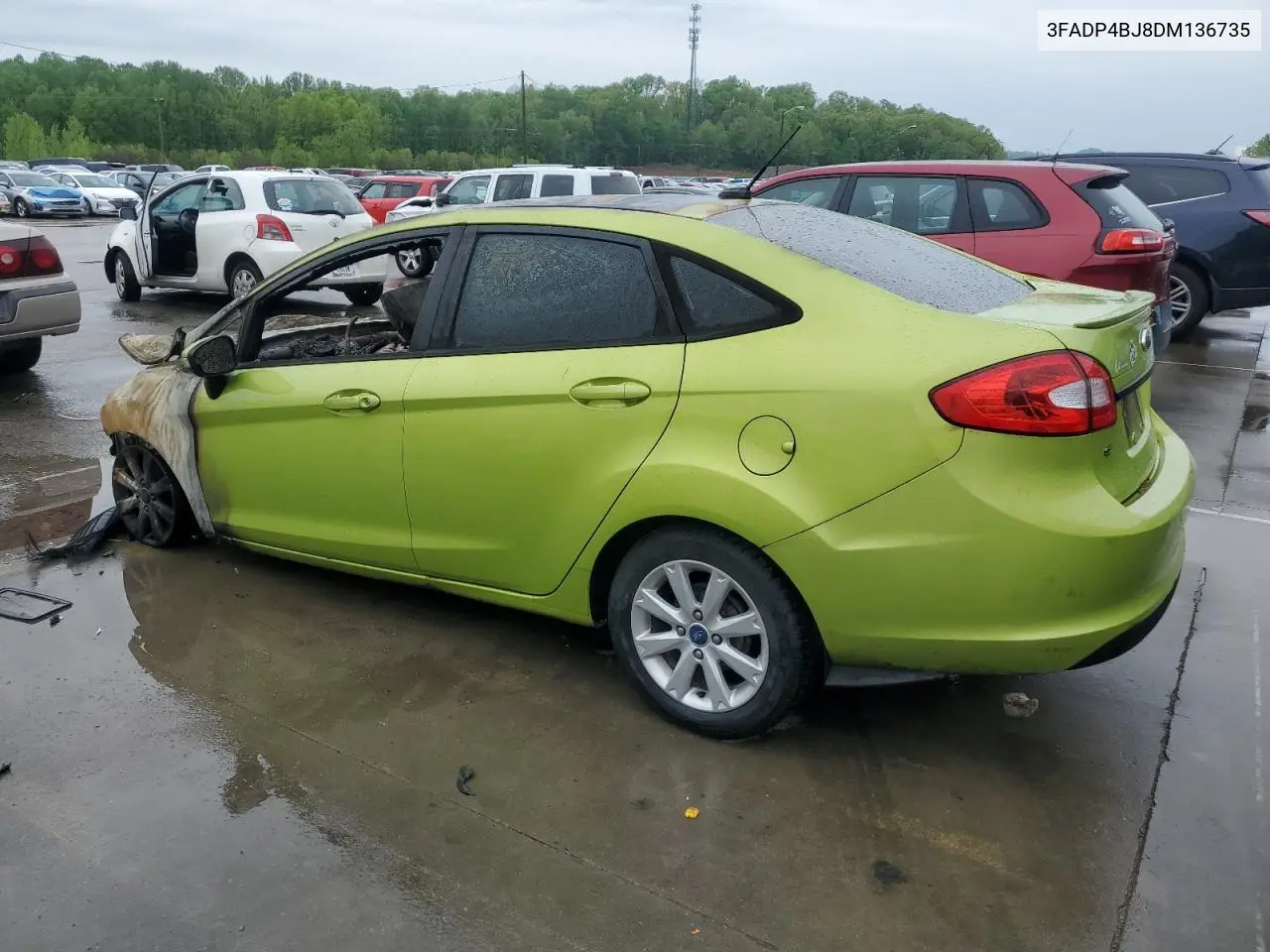 2013 Ford Fiesta Se VIN: 3FADP4BJ8DM136735 Lot: 54590615