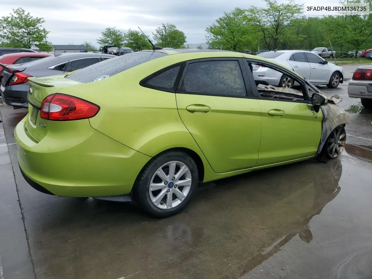 2013 Ford Fiesta Se VIN: 3FADP4BJ8DM136735 Lot: 54590615