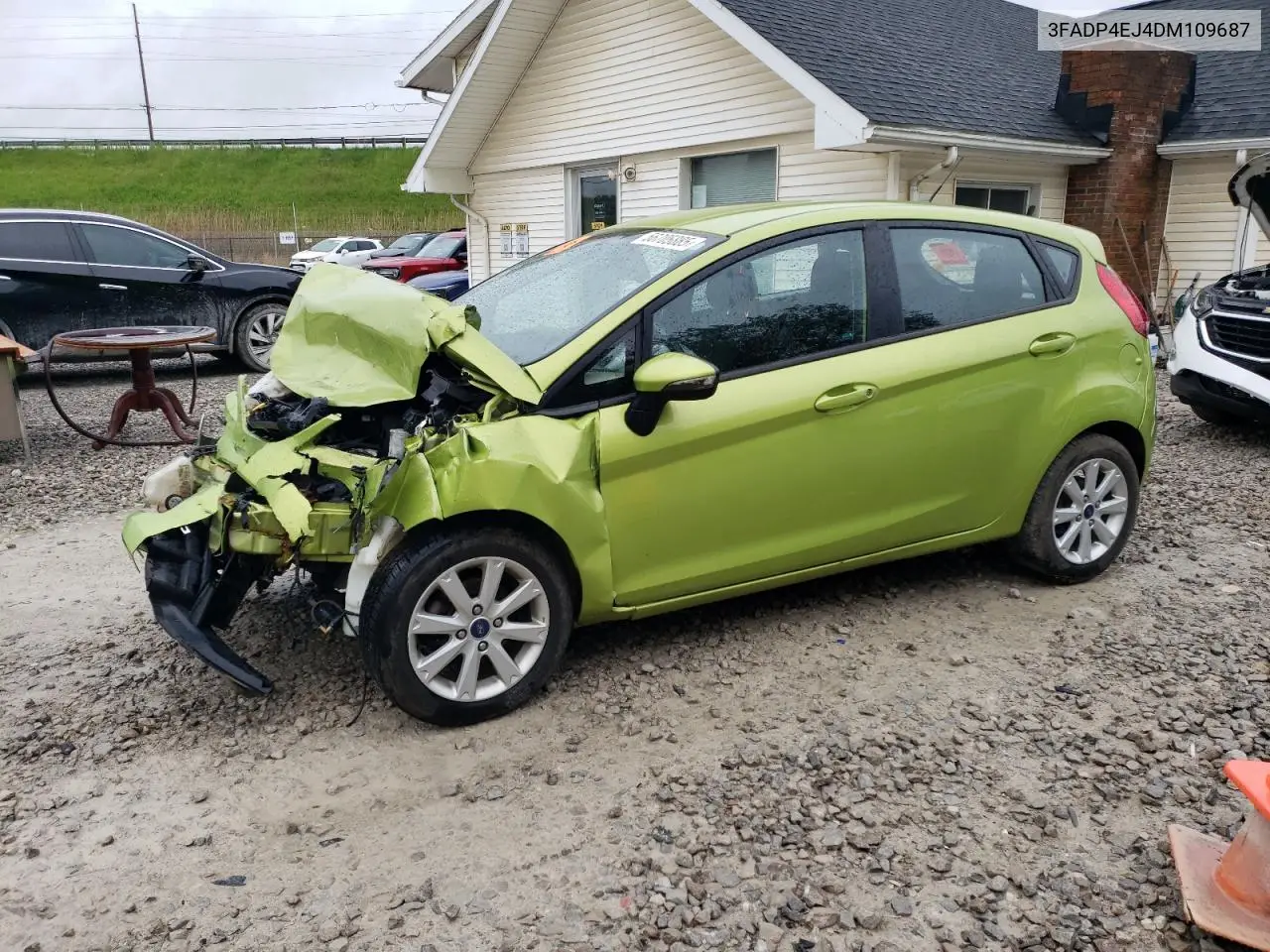 2013 Ford Fiesta Se VIN: 3FADP4EJ4DM109687 Lot: 56705885