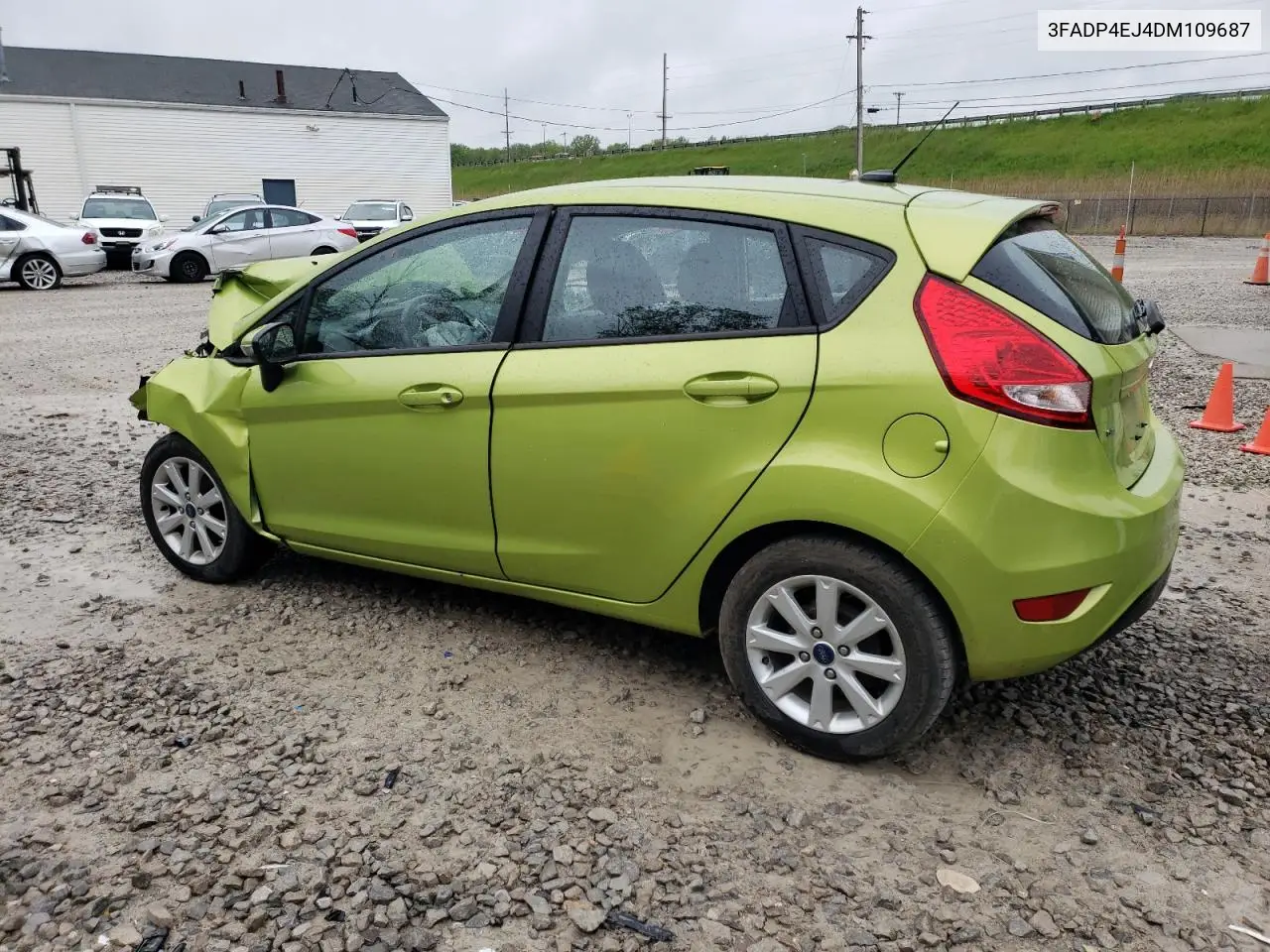 2013 Ford Fiesta Se VIN: 3FADP4EJ4DM109687 Lot: 56705885