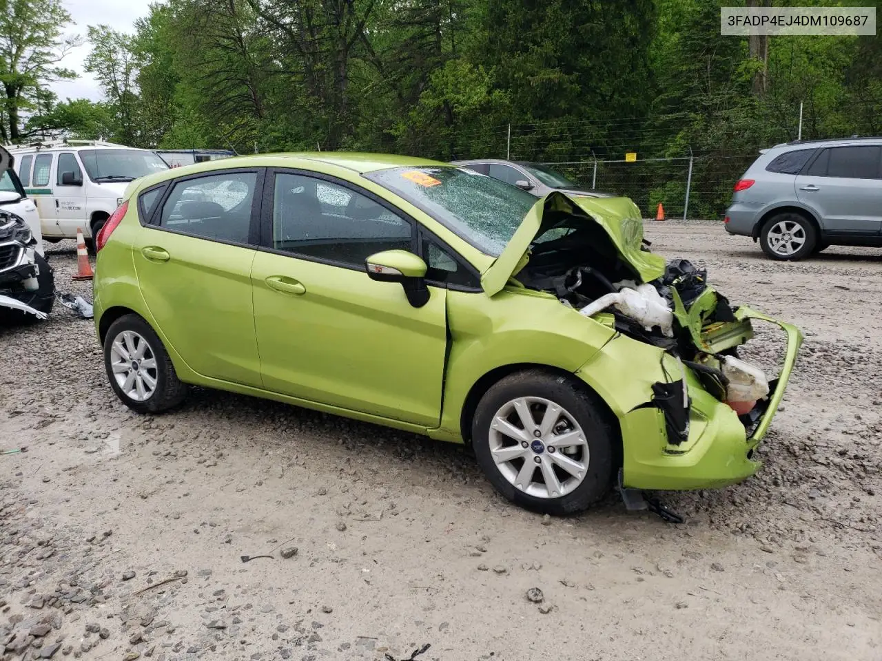 2013 Ford Fiesta Se VIN: 3FADP4EJ4DM109687 Lot: 56705885
