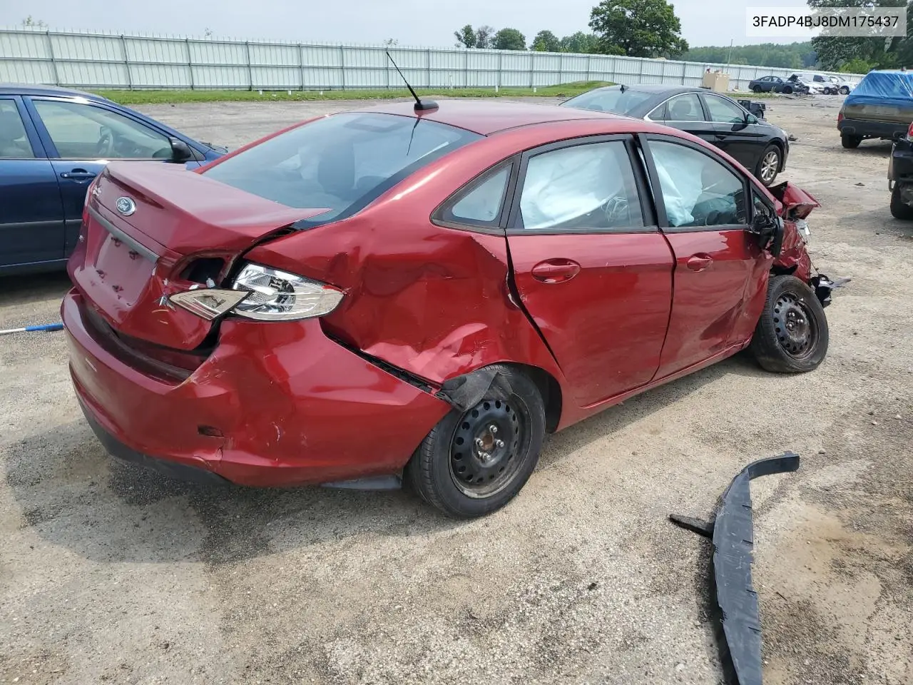 2013 Ford Fiesta Se VIN: 3FADP4BJ8DM175437 Lot: 60259205
