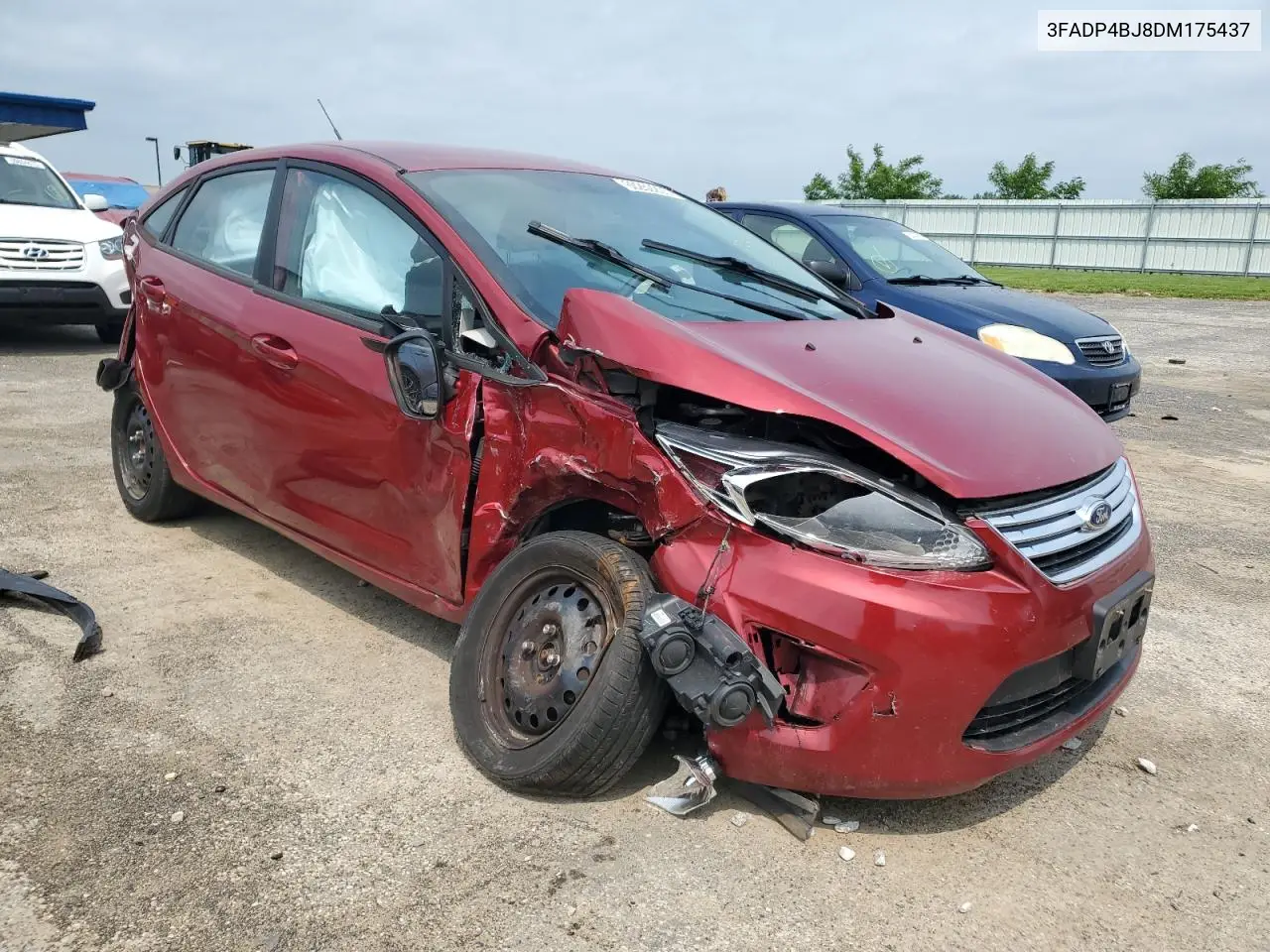 2013 Ford Fiesta Se VIN: 3FADP4BJ8DM175437 Lot: 60259205