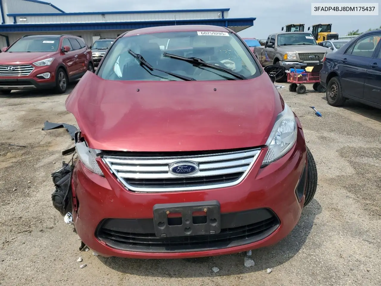 2013 Ford Fiesta Se VIN: 3FADP4BJ8DM175437 Lot: 60259205