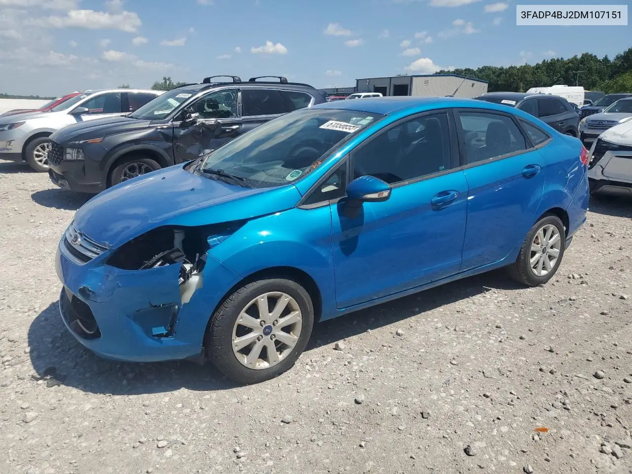 2013 Ford Fiesta Se VIN: 3FADP4BJ2DM107151 Lot: 61850855