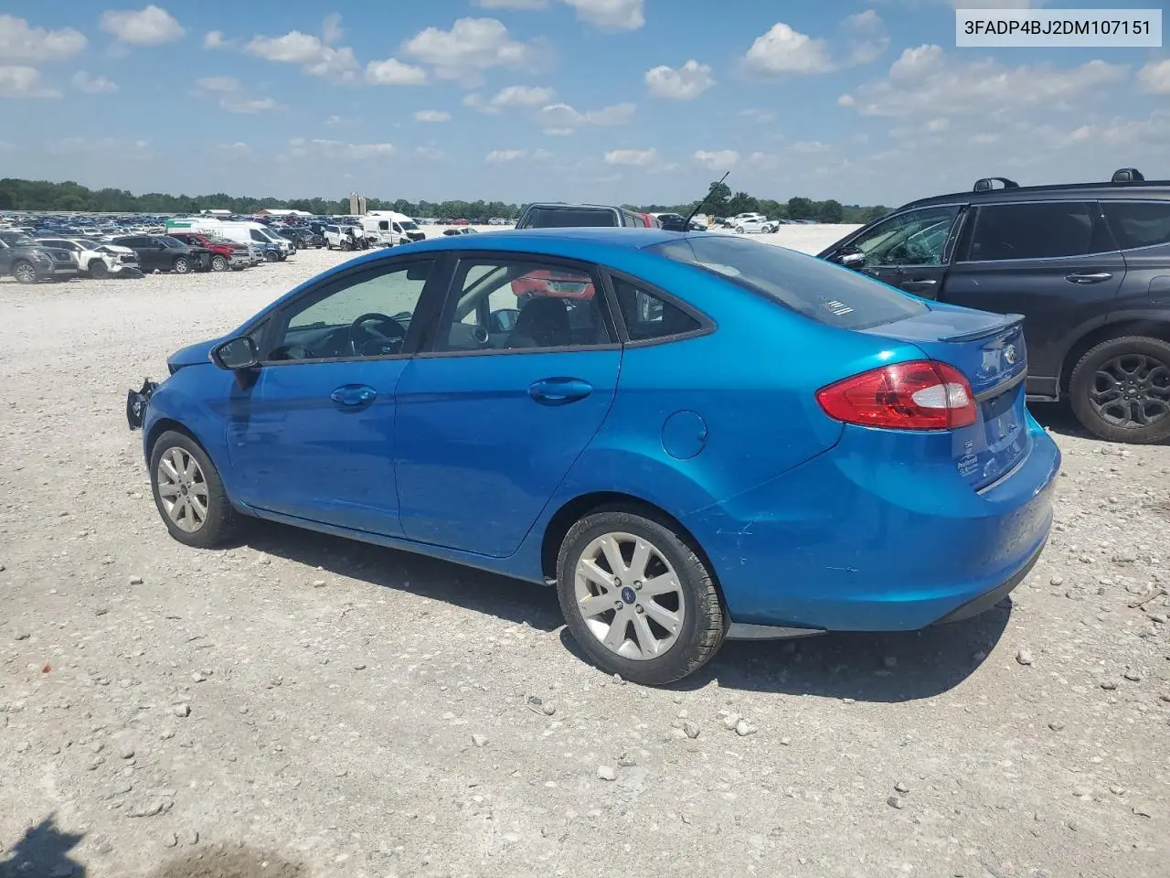 2013 Ford Fiesta Se VIN: 3FADP4BJ2DM107151 Lot: 61850855
