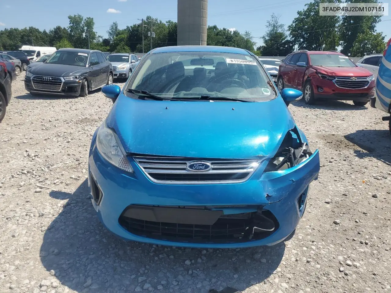 2013 Ford Fiesta Se VIN: 3FADP4BJ2DM107151 Lot: 61850855