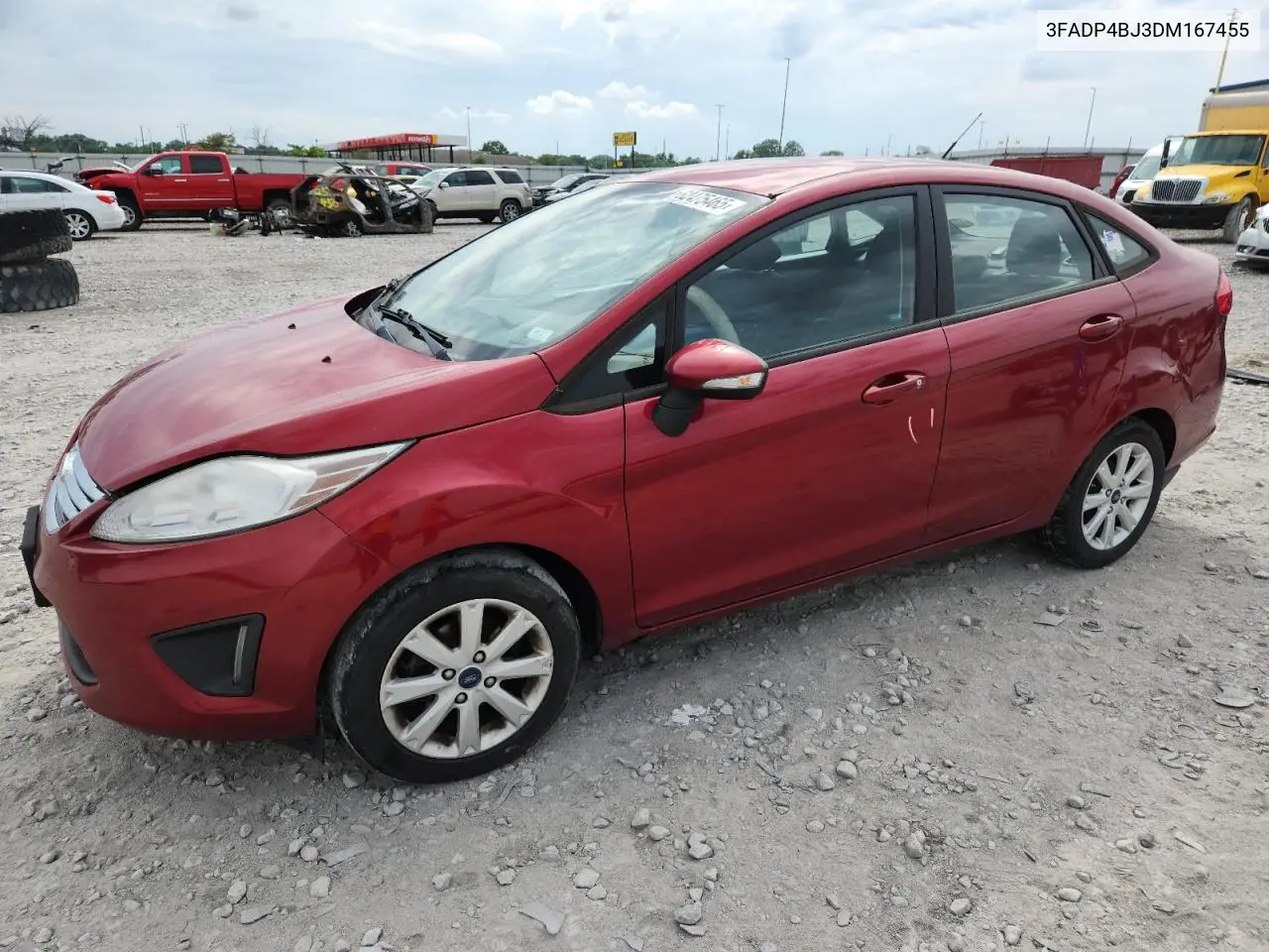 2013 Ford Fiesta Se VIN: 3FADP4BJ3DM167455 Lot: 62475465