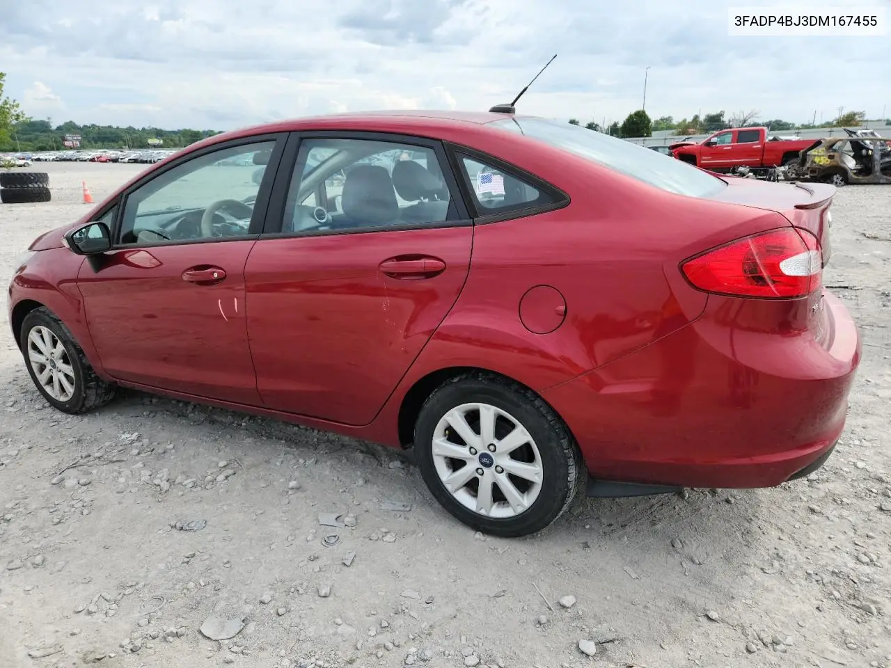 2013 Ford Fiesta Se VIN: 3FADP4BJ3DM167455 Lot: 62475465