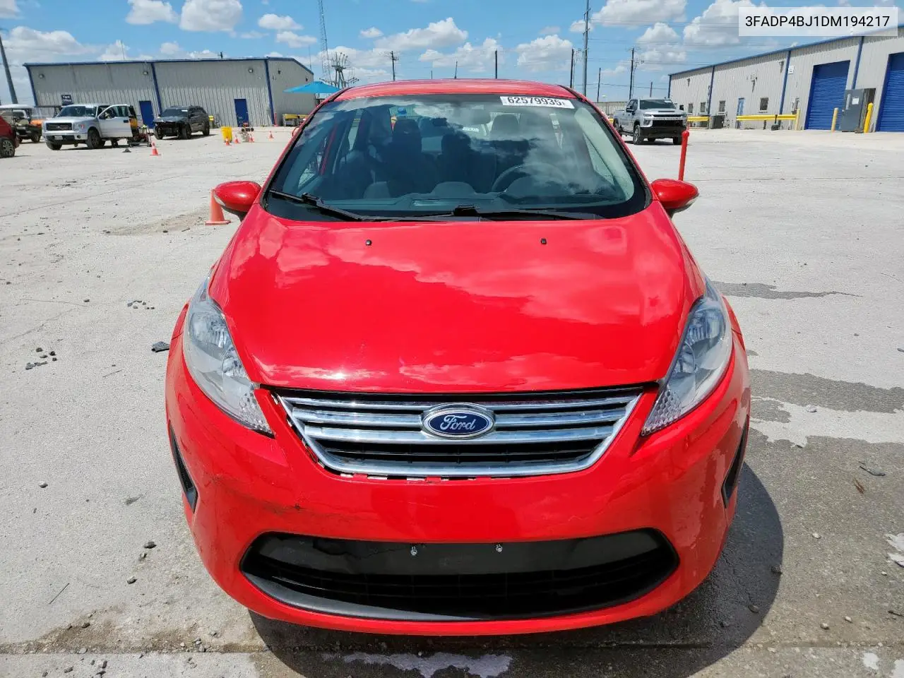 2013 Ford Fiesta Se VIN: 3FADP4BJ1DM194217 Lot: 62579935