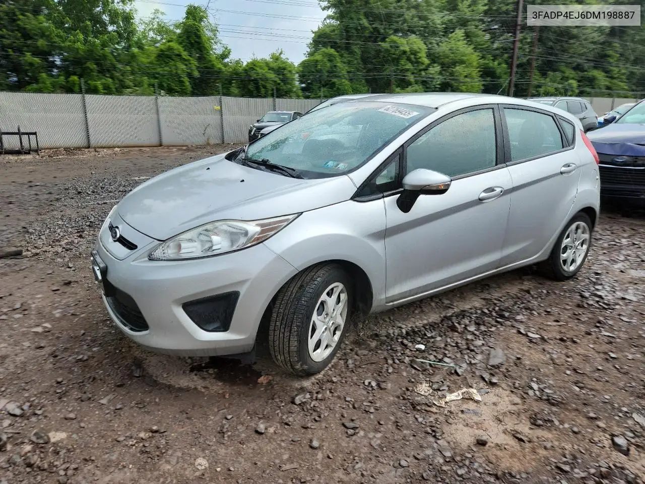 2013 Ford Fiesta Se VIN: 3FADP4EJ6DM198887 Lot: 62769455