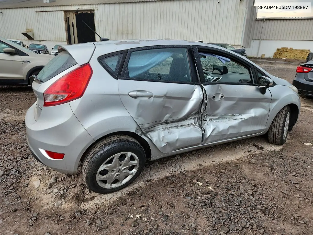 2013 Ford Fiesta Se VIN: 3FADP4EJ6DM198887 Lot: 62769455