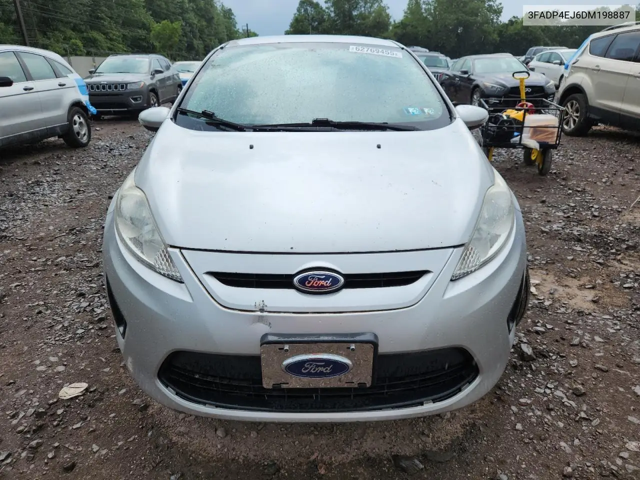 2013 Ford Fiesta Se VIN: 3FADP4EJ6DM198887 Lot: 62769455