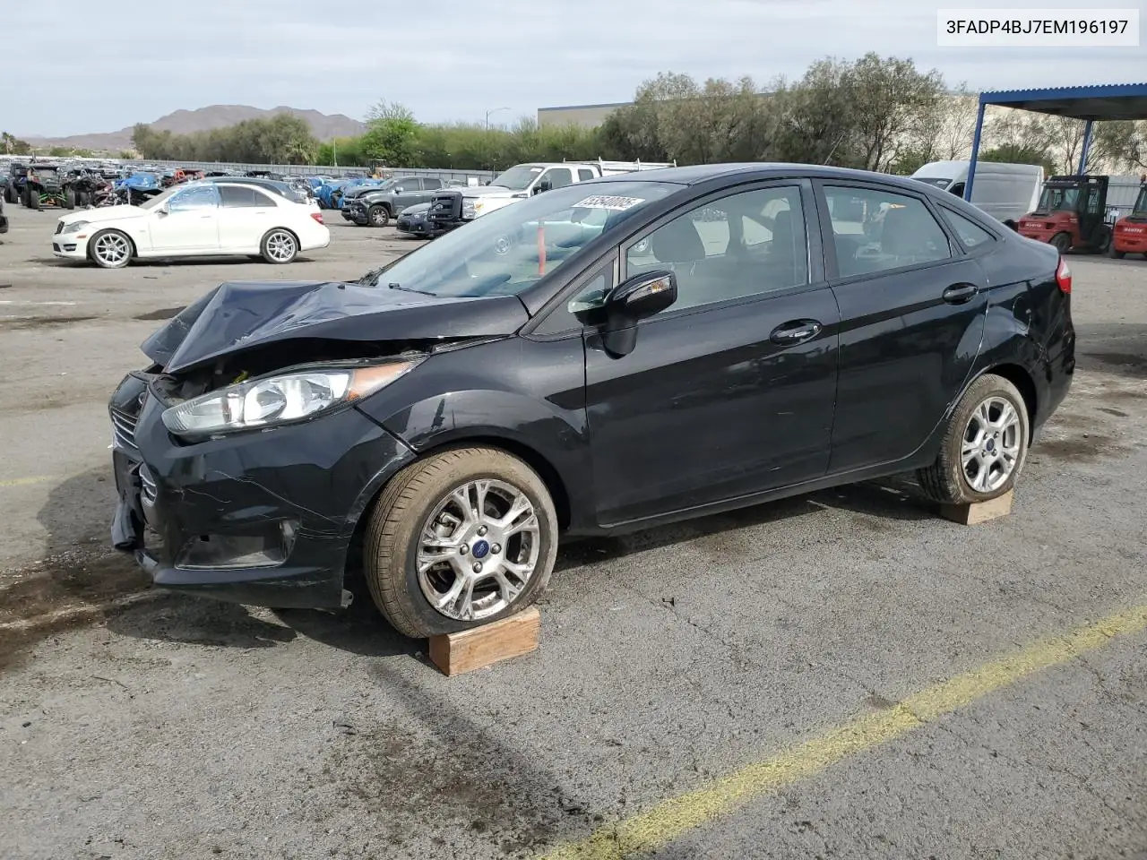 2014 Ford Fiesta Se VIN: 3FADP4BJ7EM196197 Lot: 53540005