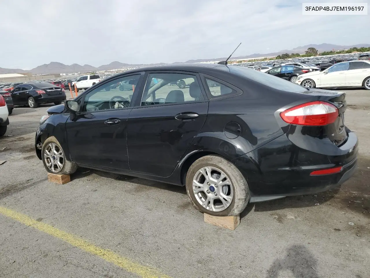 2014 Ford Fiesta Se VIN: 3FADP4BJ7EM196197 Lot: 53540005