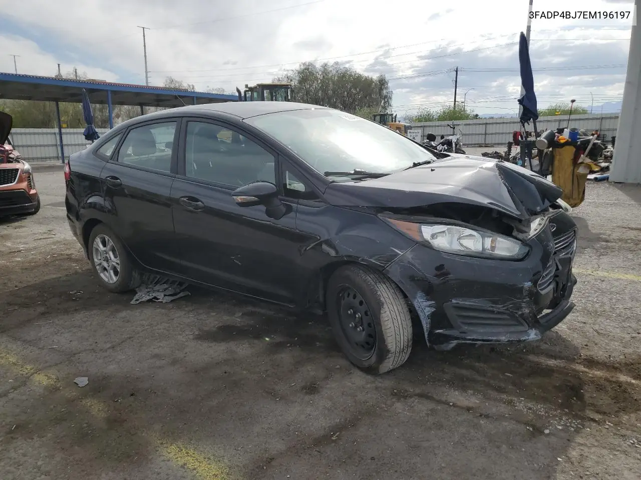 2014 Ford Fiesta Se VIN: 3FADP4BJ7EM196197 Lot: 53540005