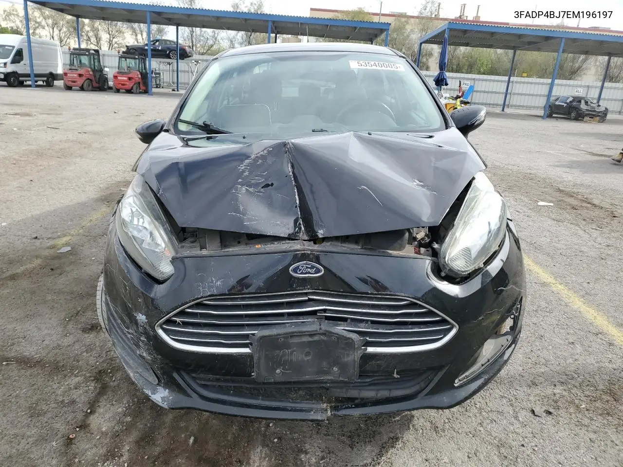 2014 Ford Fiesta Se VIN: 3FADP4BJ7EM196197 Lot: 53540005
