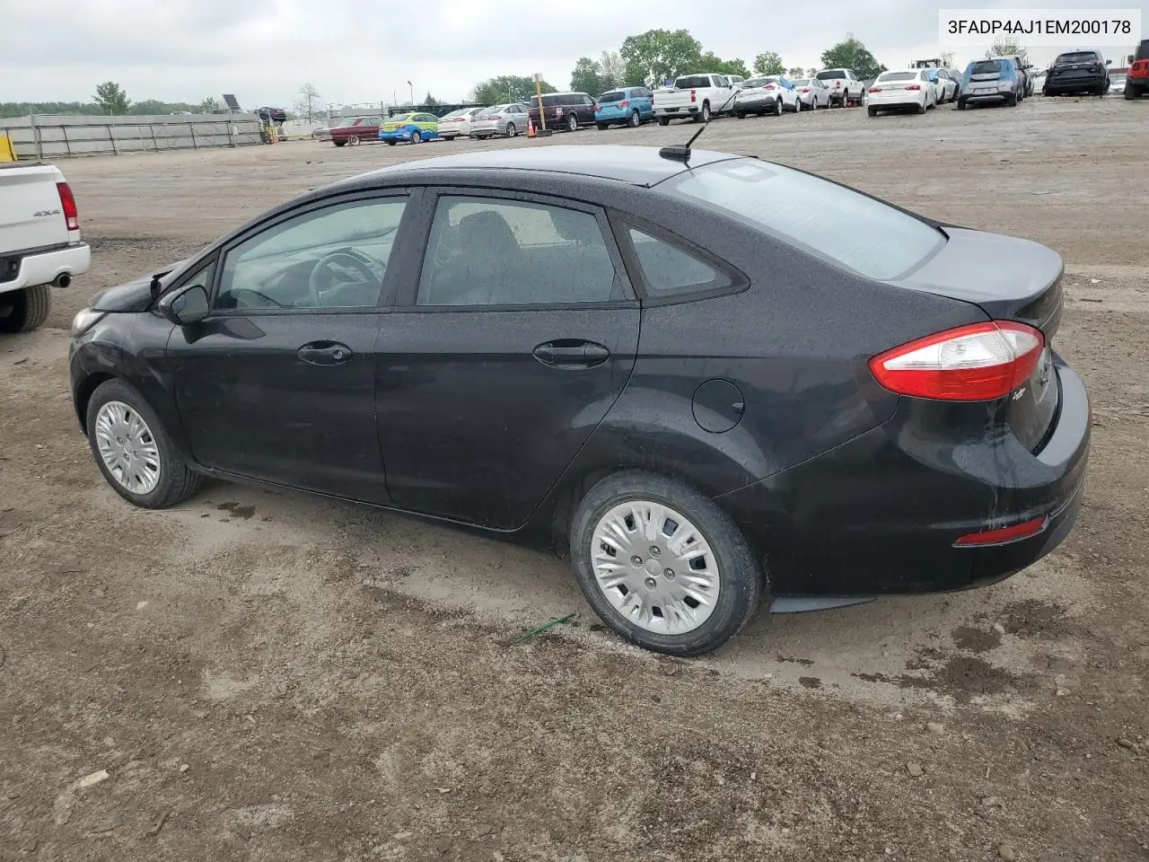 2014 Ford Fiesta S VIN: 3FADP4AJ1EM200178 Lot: 56490595