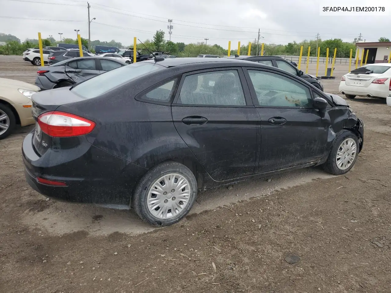 2014 Ford Fiesta S VIN: 3FADP4AJ1EM200178 Lot: 56490595