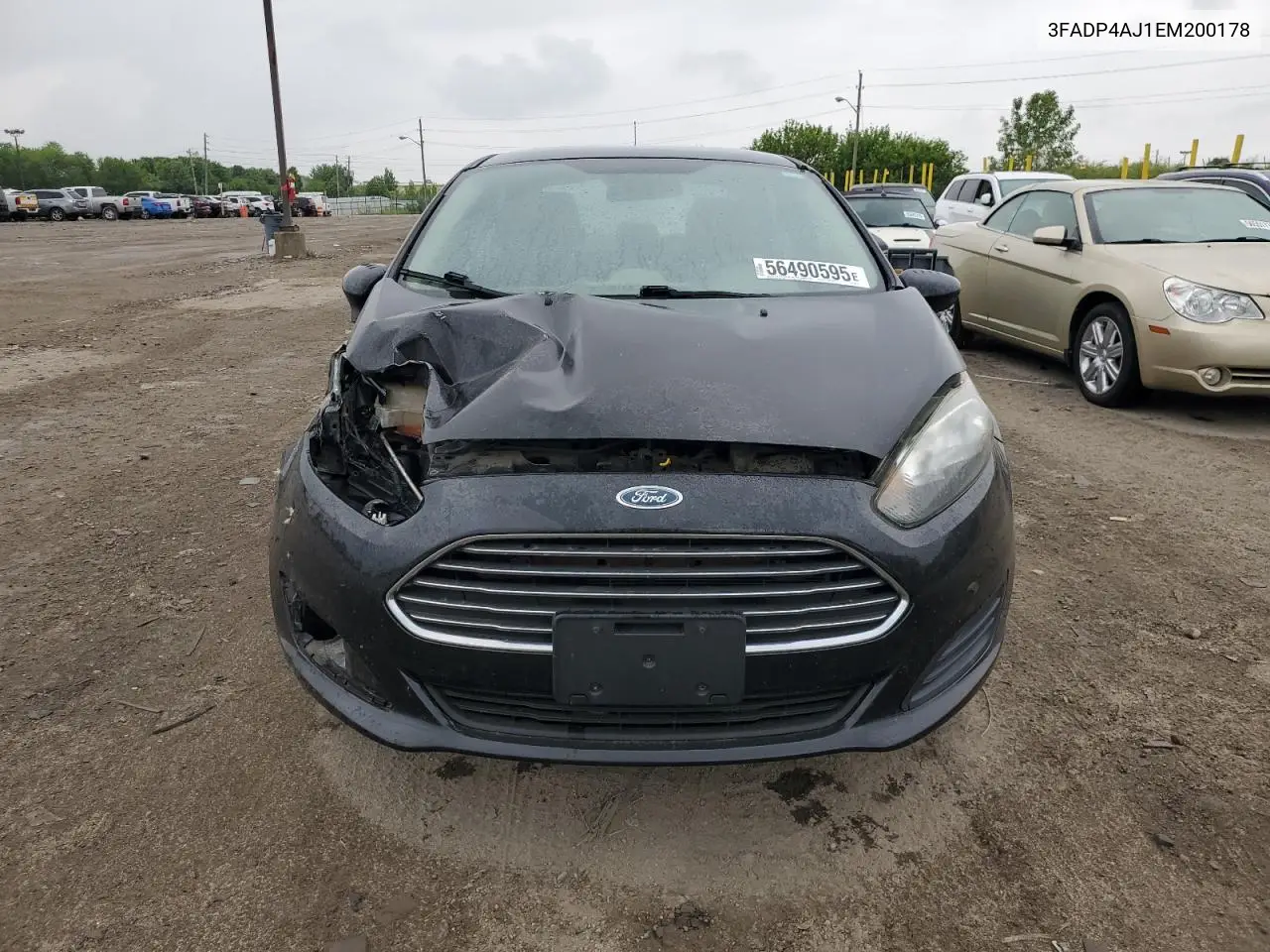 2014 Ford Fiesta S VIN: 3FADP4AJ1EM200178 Lot: 56490595
