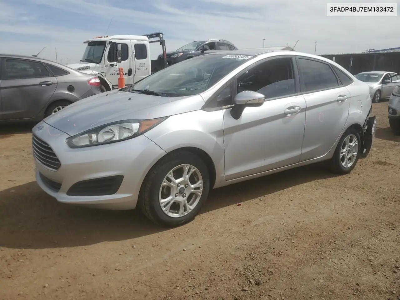 2014 Ford Fiesta Se VIN: 3FADP4BJ7EM133472 Lot: 56693345