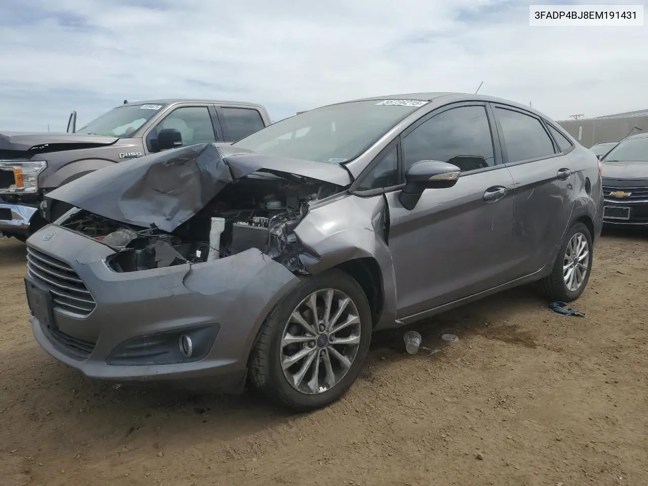 2014 Ford Fiesta Se VIN: 3FADP4BJ8EM191431 Lot: 56736215