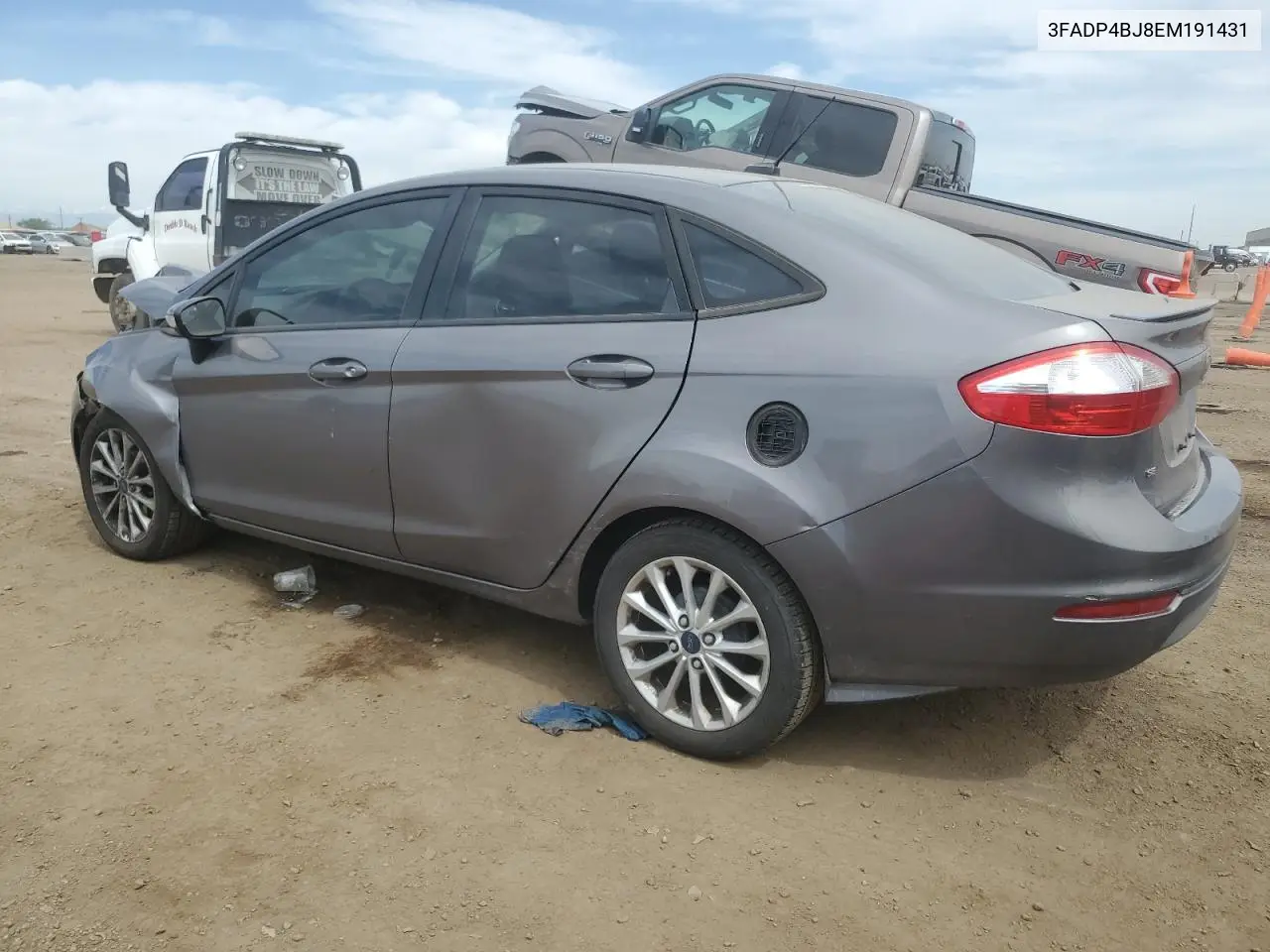 2014 Ford Fiesta Se VIN: 3FADP4BJ8EM191431 Lot: 56736215