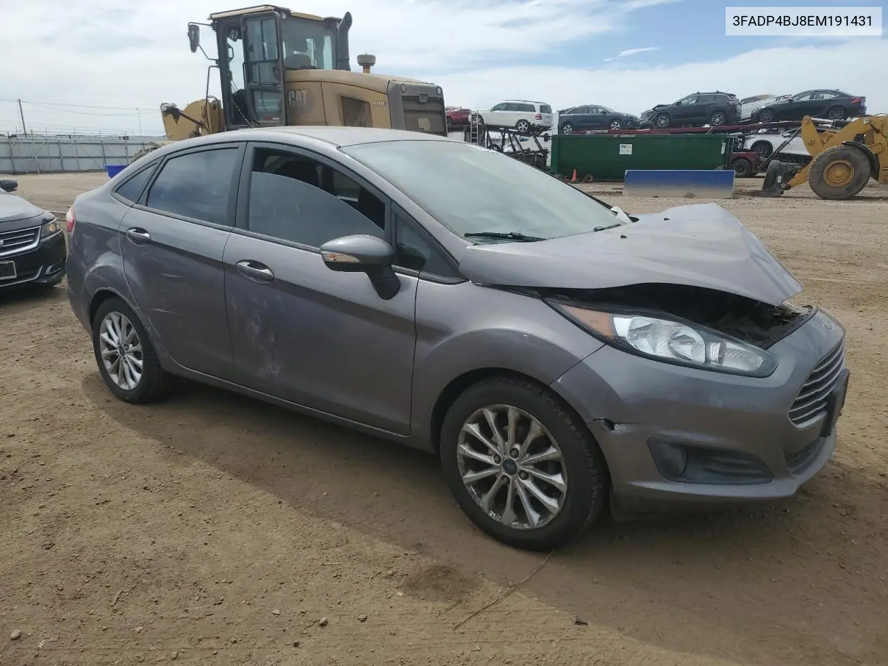 2014 Ford Fiesta Se VIN: 3FADP4BJ8EM191431 Lot: 56736215
