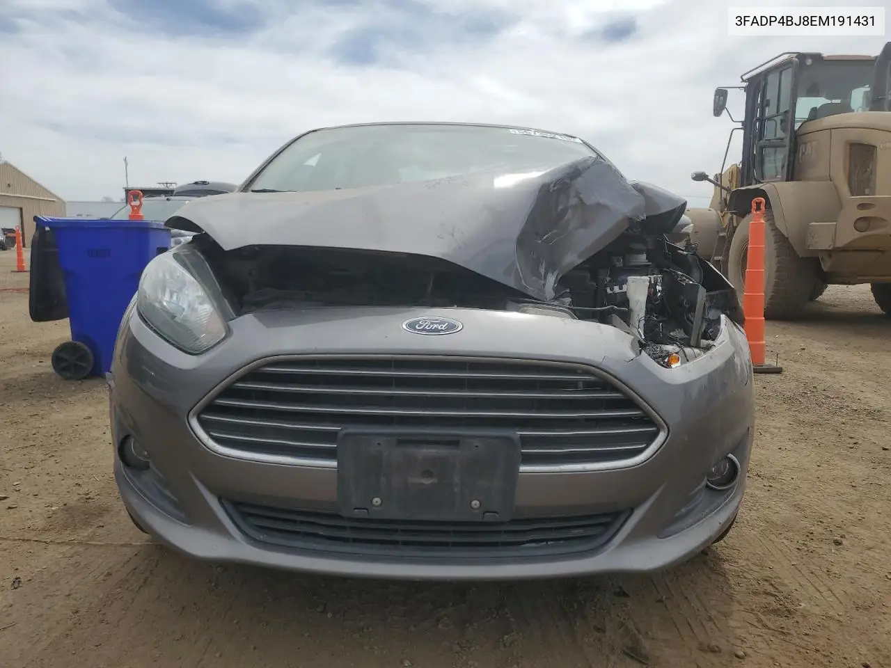 2014 Ford Fiesta Se VIN: 3FADP4BJ8EM191431 Lot: 56736215