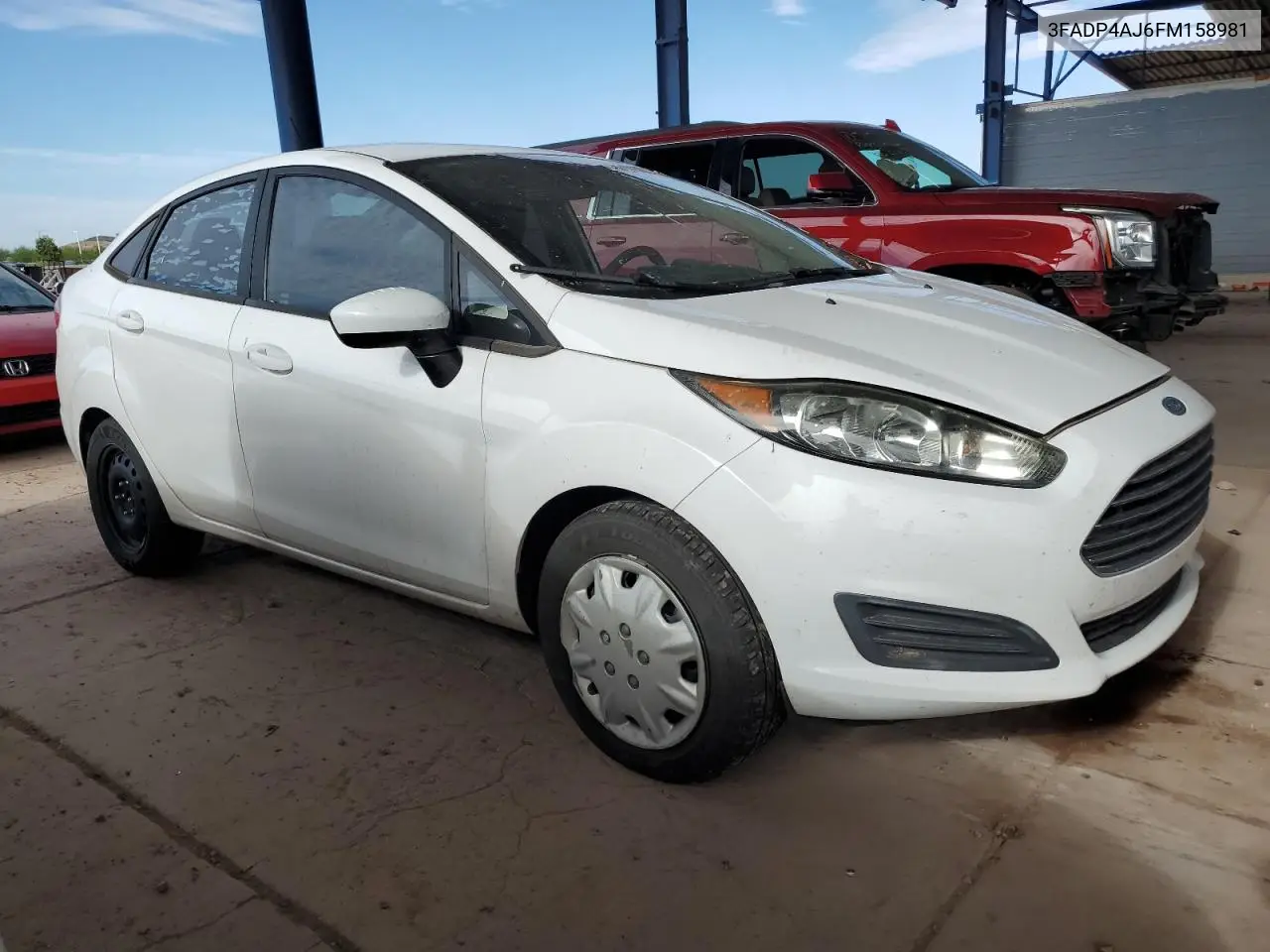 2014 Ford Fiesta S VIN: 3FADP4AJ6FM158981 Lot: 56791505