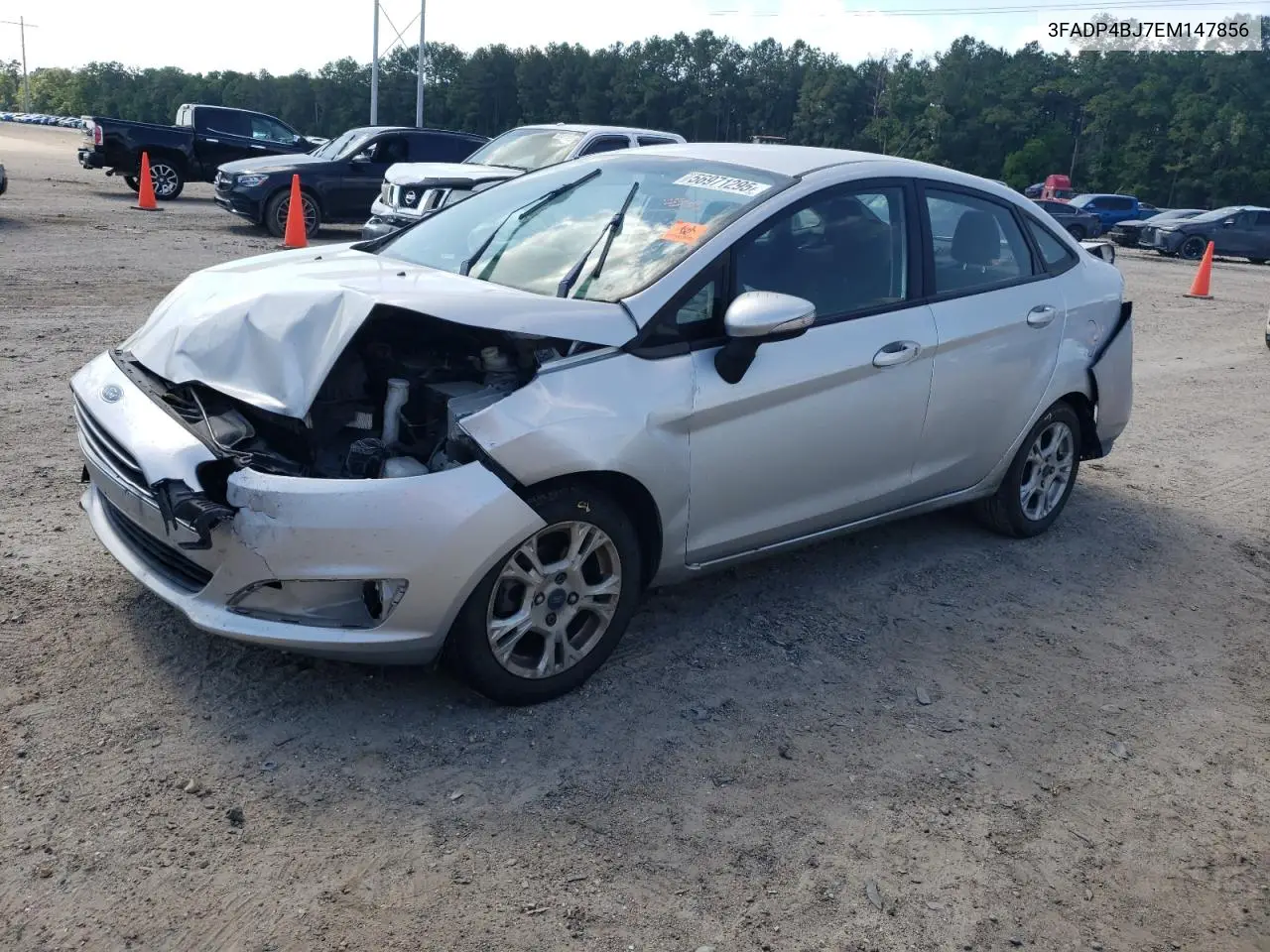 2014 Ford Fiesta Se VIN: 3FADP4BJ7EM147856 Lot: 56971295