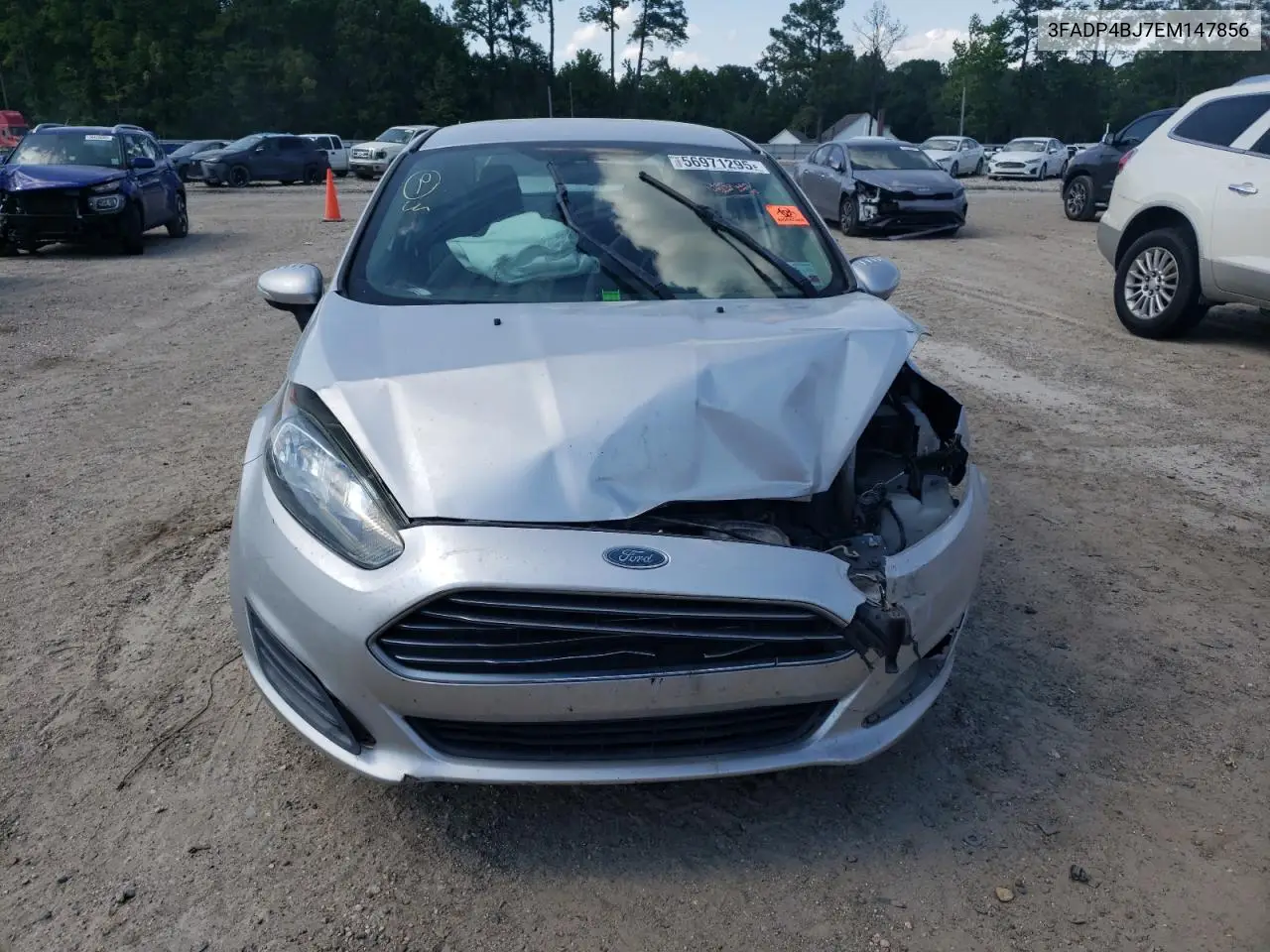 2014 Ford Fiesta Se VIN: 3FADP4BJ7EM147856 Lot: 56971295