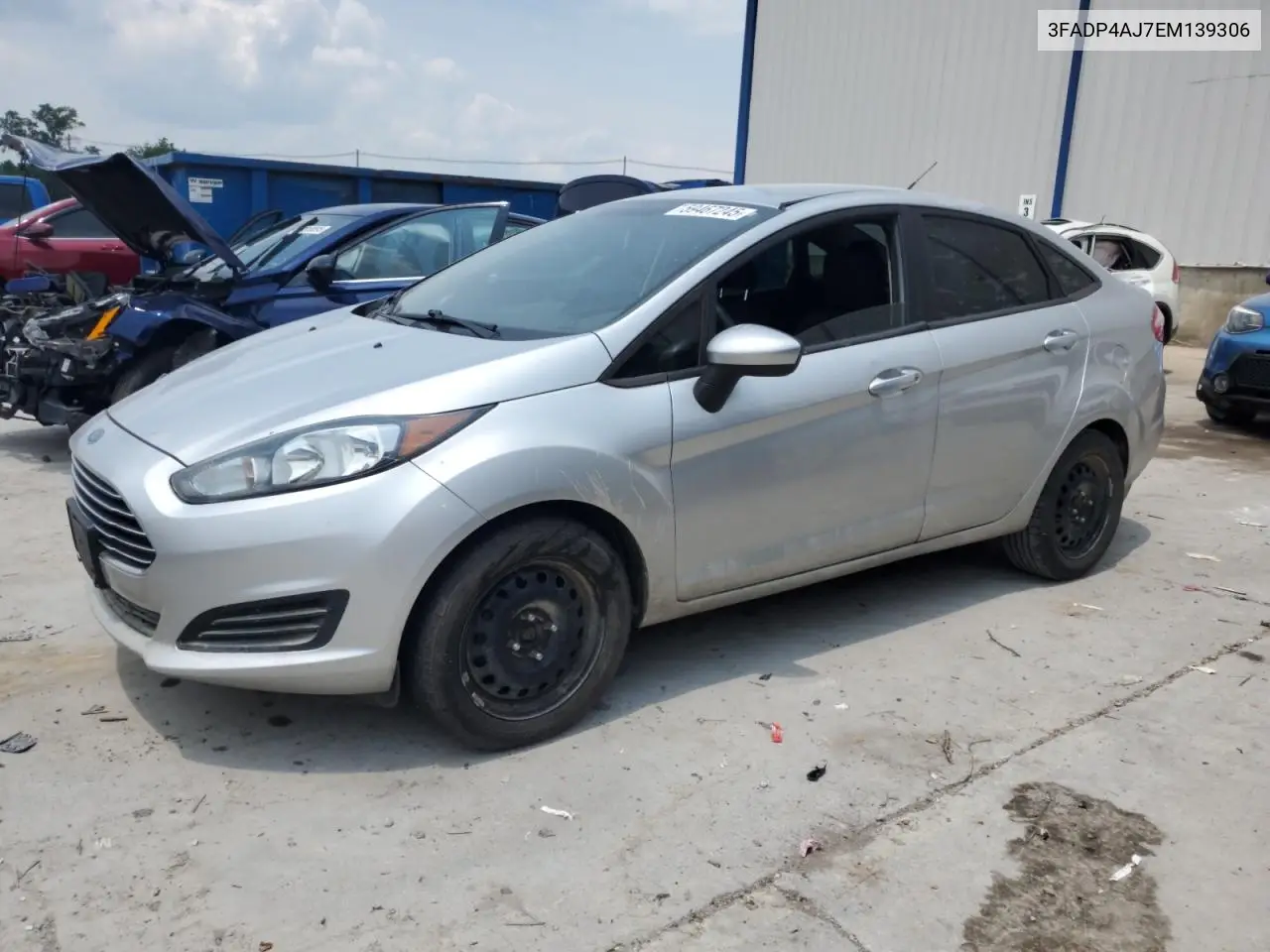 2014 Ford Fiesta S VIN: 3FADP4AJ7EM139306 Lot: 59467245