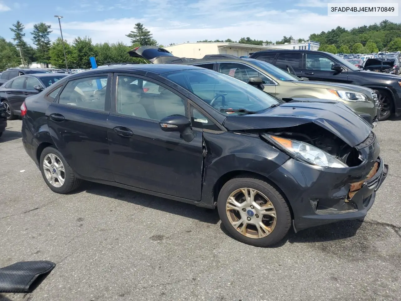 2014 Ford Fiesta Se VIN: 3FADP4BJ4EM170849 Lot: 62509835