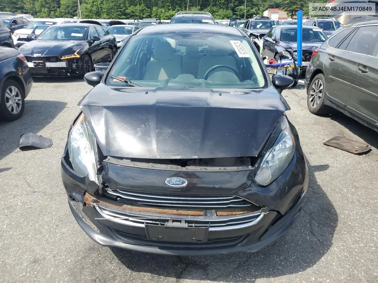 2014 Ford Fiesta Se VIN: 3FADP4BJ4EM170849 Lot: 62509835