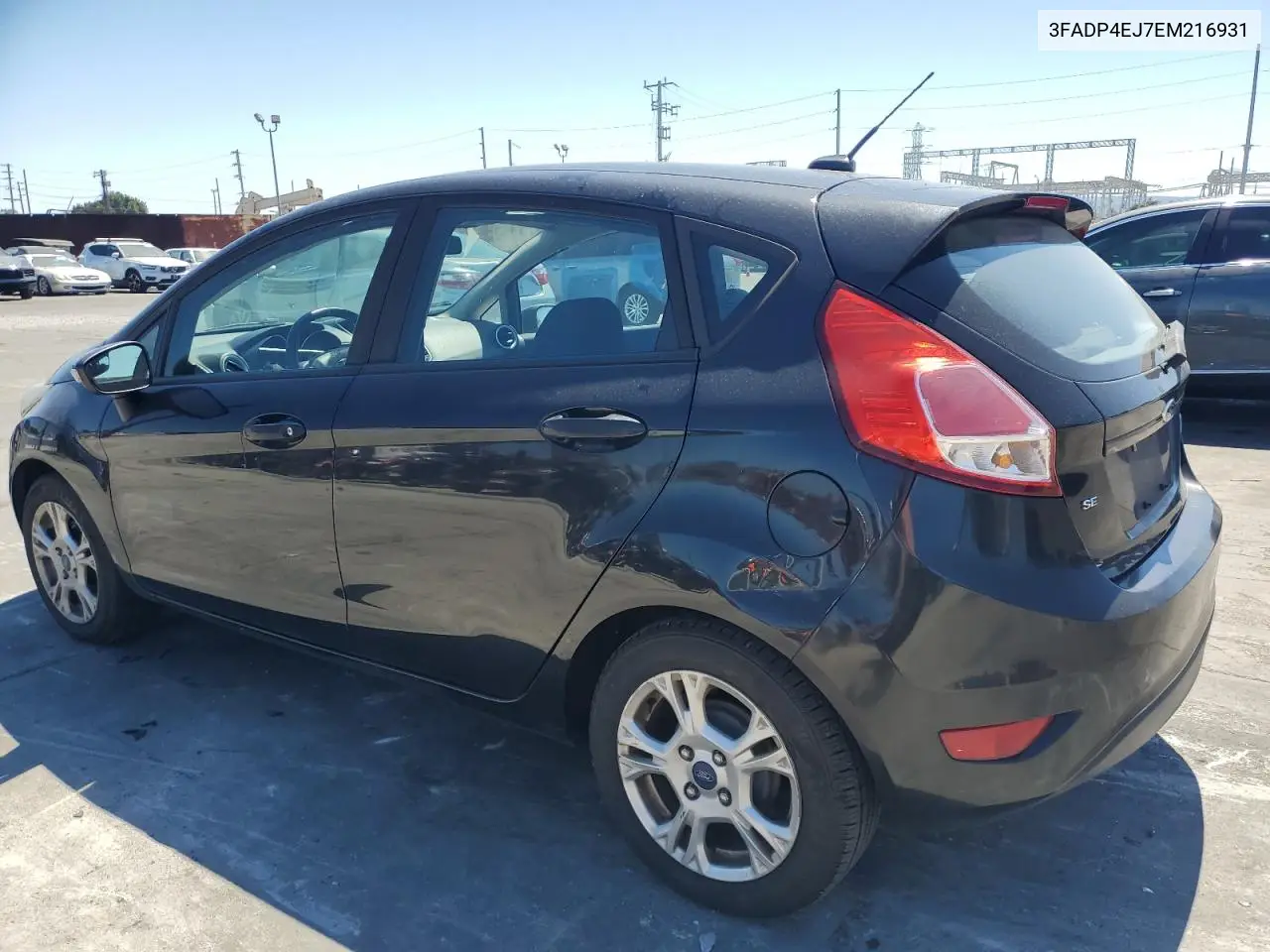 2014 Ford Fiesta Se VIN: 3FADP4EJ7EM216931 Lot: 62865885