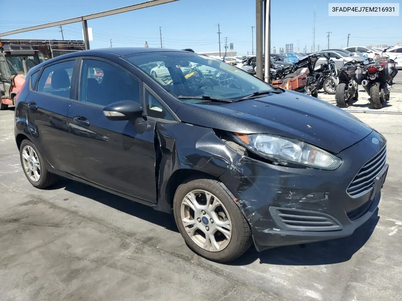 2014 Ford Fiesta Se VIN: 3FADP4EJ7EM216931 Lot: 62865885