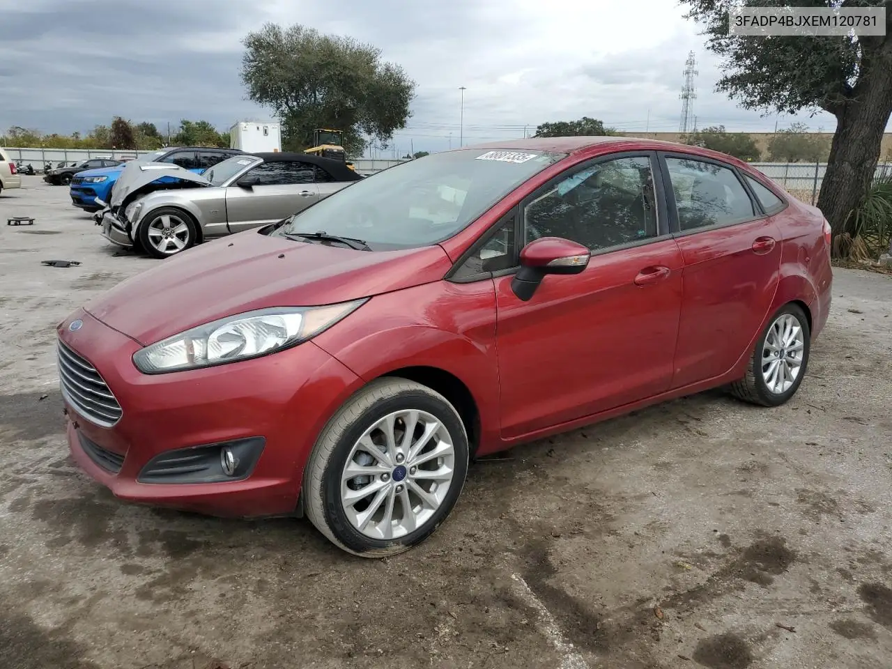 2014 Ford Fiesta Se VIN: 3FADP4BJXEM120781 Lot: 63207515